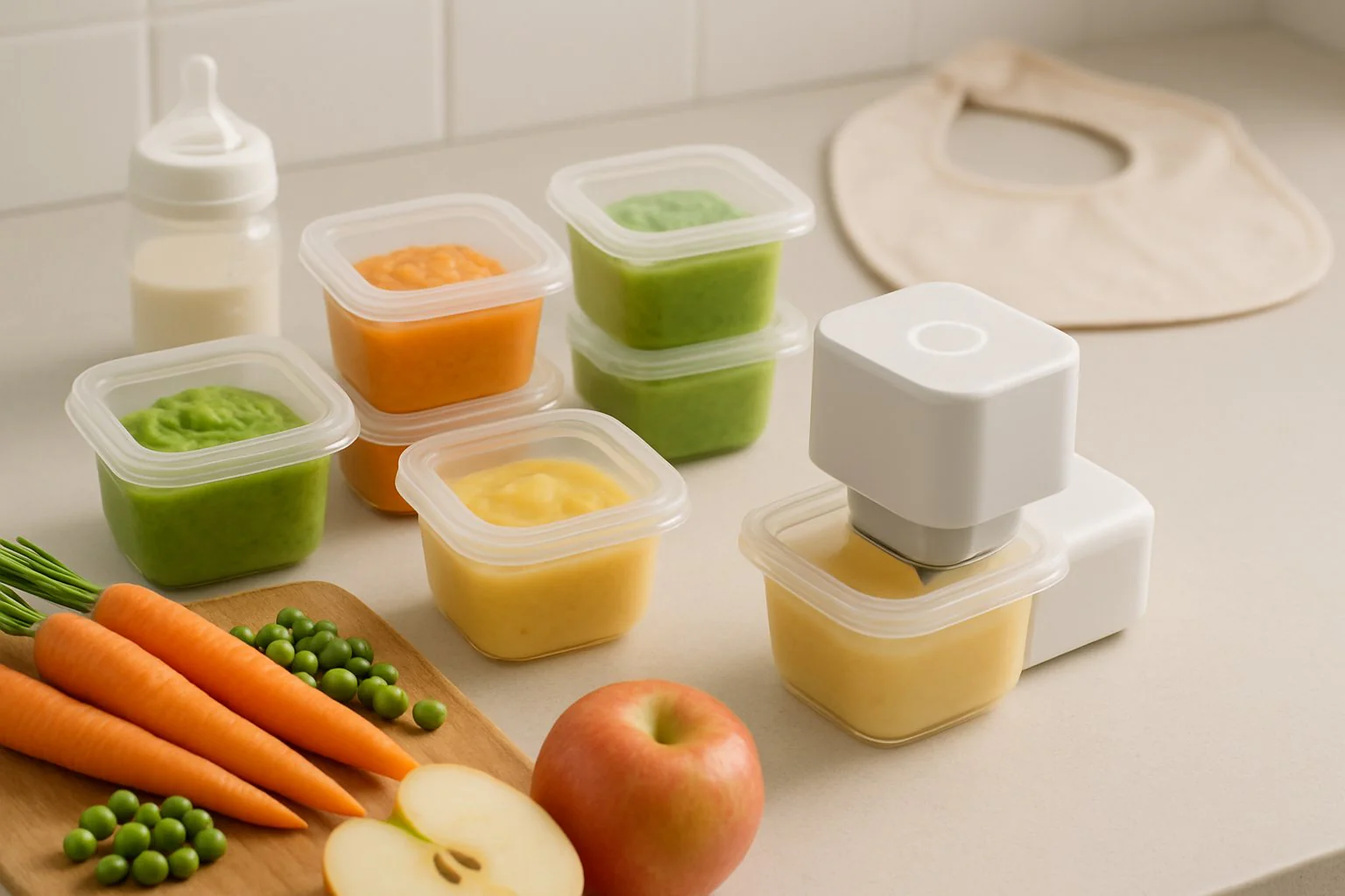 Safer cookware and storage containers for baby meals